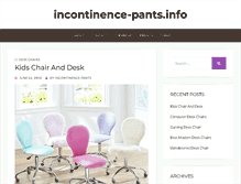 Tablet Screenshot of incontinence-pants.info